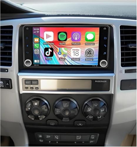 Radio para coche doble DIN con pantalla táctil 7 pulgadas miniatura 1