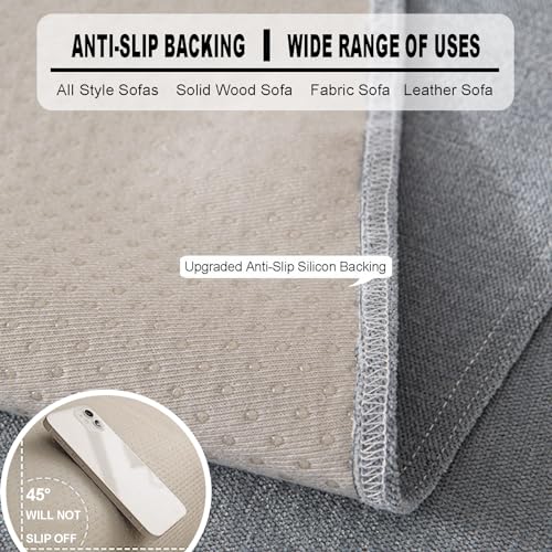 Housse canapé d'angle en forme de L en chenille pour soirées cinéma - 5