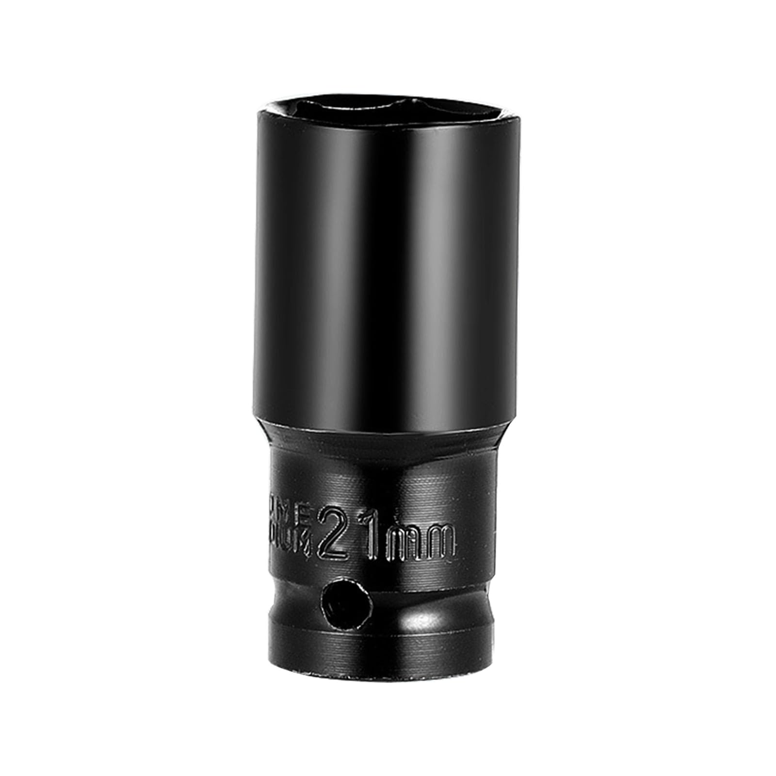 21mm DeepHex Socket Tool Black Coated 1/2" Drive Metric Socket Quick Fastening Fasteners for Various Applications