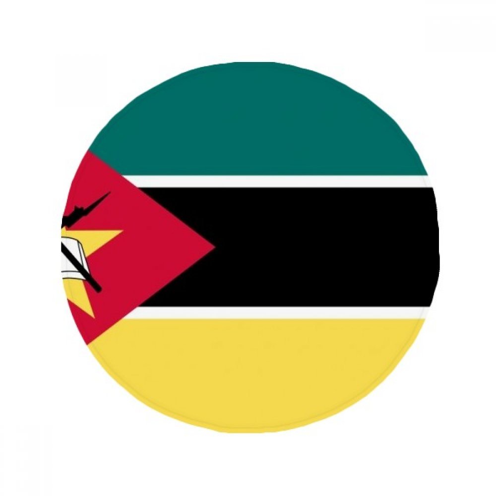 Tapis Afrique Mozambique rond, une idée cadeau originale pour passionnés de culture africaine