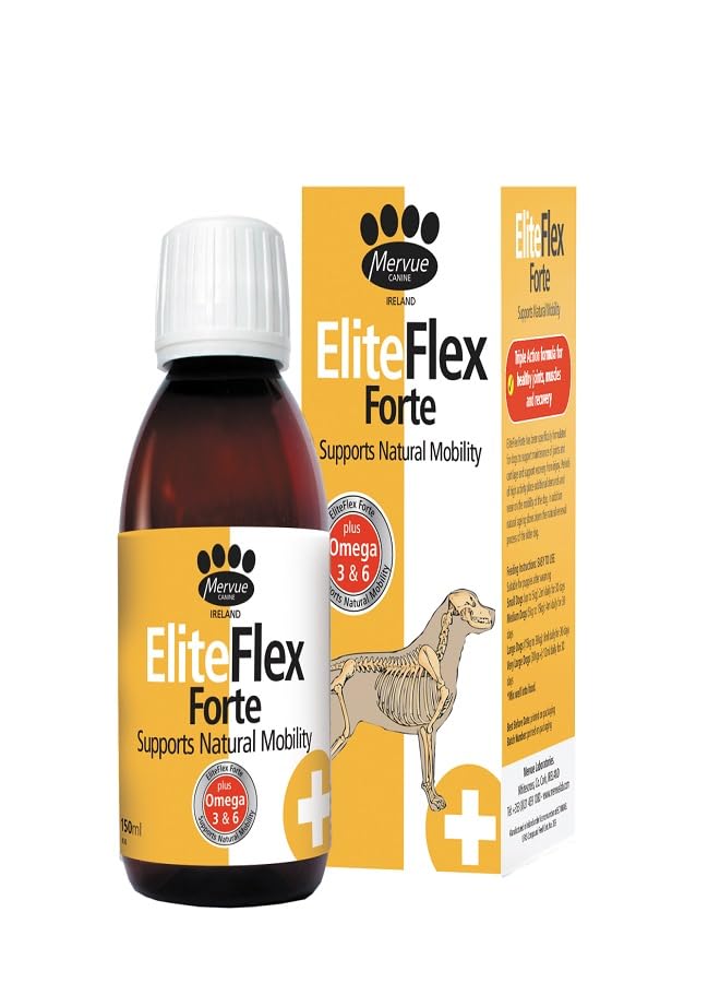 Mervue Irland Elite Flex Forte for dogs- Multi Vitamin & Mineral Supplement for Dogs 150ml