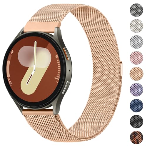 Bracelet en maille d'acier pour Galaxy Watch 7 chic durable