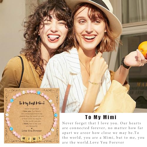 BAYLAY Inspirational Family Lettter Bead Bracelet For Women,Jewelry Gifts For Granddaughter/Daughter/Mom/Sister/Wife/Niece/Aunt/Friend/Nana/Gigi,Mothers Day,Birthday3