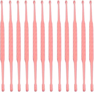 Ear Cleaner Ear Ear Wax Picker Wax Picker Ear Curette Earwax Removal Kit Ear Cleansing Tool for Adults Home Outdoor Travel Supplies Ear Wax Pick 12Pcs Plastic Wax Remover Cleaning Tools
