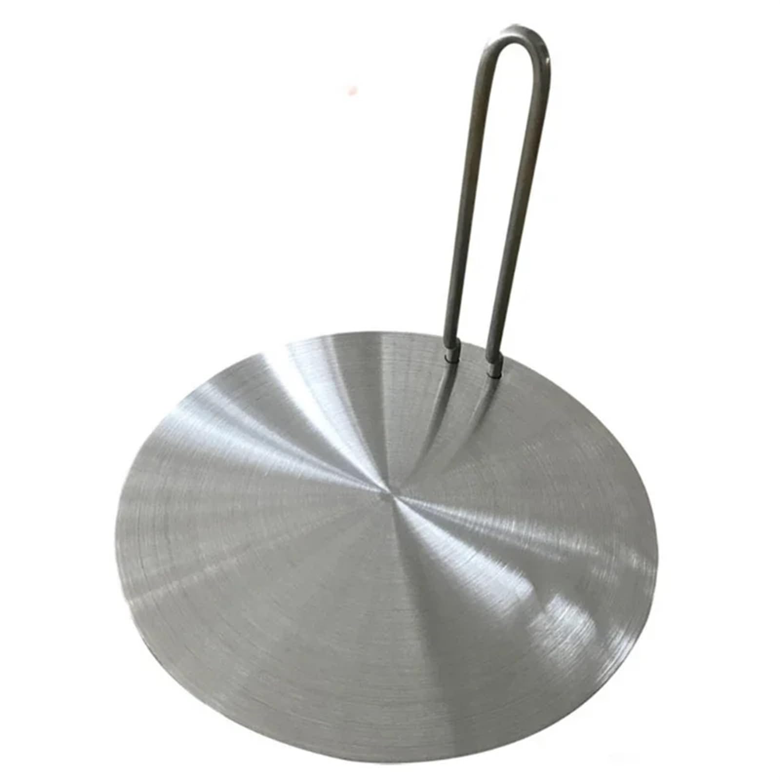 Adaptador Induccion Difusor de Calor de Acero Inoxidable, Placas difusoras de inducción for Estufa de Gas eléctrica, difusor de Calor de inducción de Vidrio con Mango
