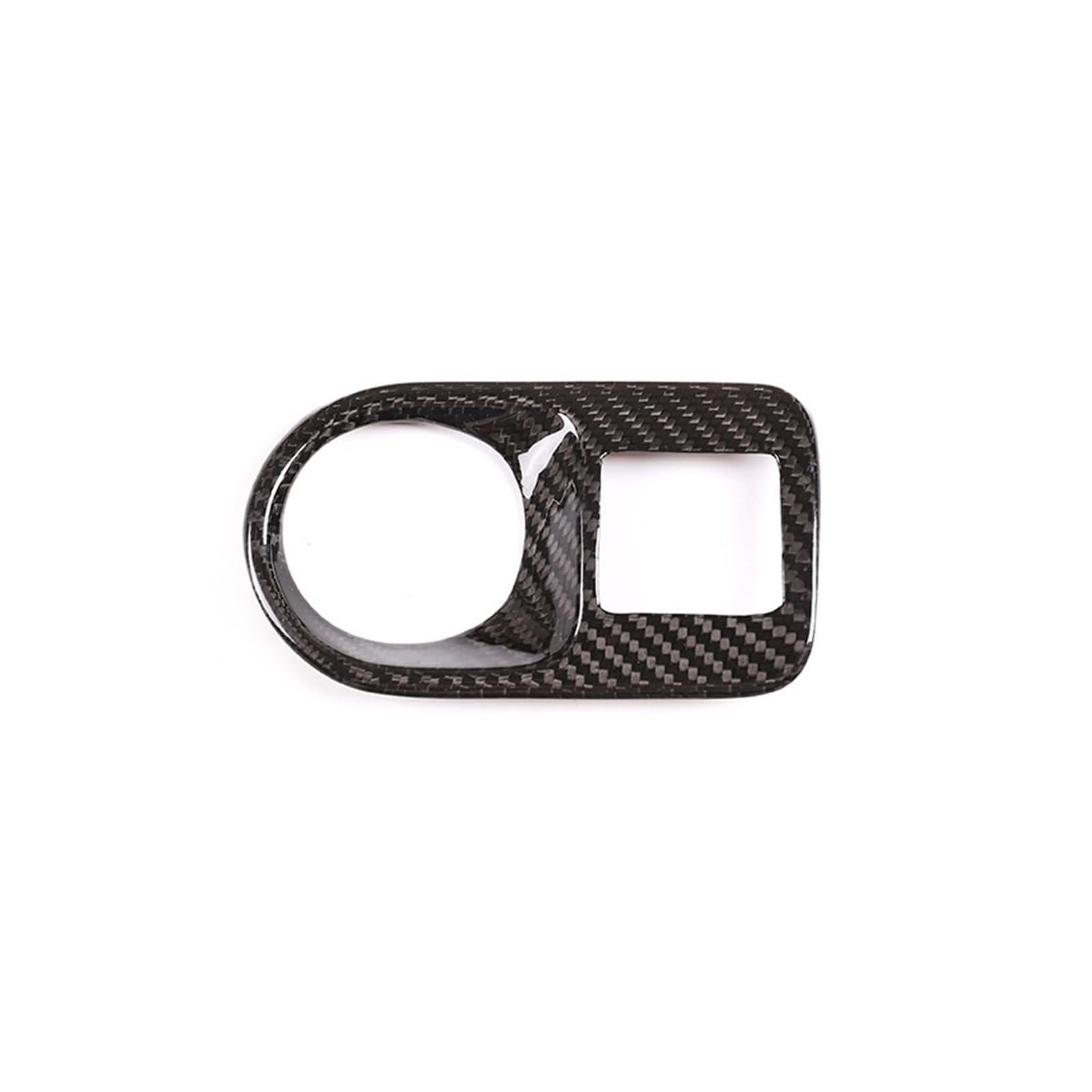 QBKGMEWCA Car Switchs Interior Sticker Compatible for Porsche Cayenne Genuine Carbon Fiber Modification Decoration Accessories(Type2)