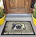 Print Royal Fußmatte personalisiert mit eigenem Hundefoto und Wunschname selbst gestalten - Verschiedene Größen bis 120 cm - Hunde-Fußmatte Bedrucken - 75 x 50 cm