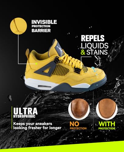 Hidefxxx Shoe Protector Spray Waterproof And Stain Spray For Shoes - Suede Protector Spray For Sneaker Boots & Canvas 10.15 Oz  thumb #2