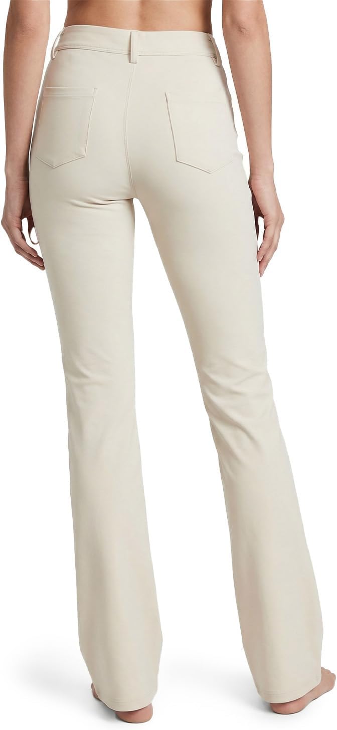 Zylioo Tall Mini Flare Work Pants for Women 32" 34" Inseam Stretch Dress Pants Business Casual Trousers Office Style