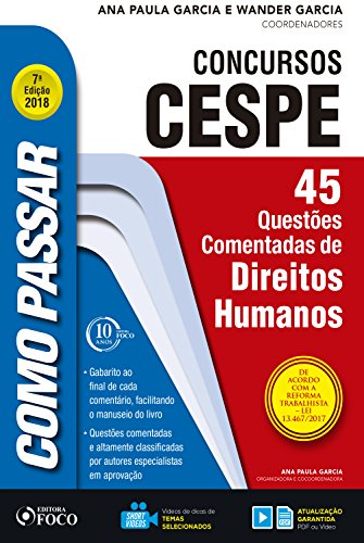 Como passar em concursos cespe: direitos humanos: 45 questões comentadas de direitos humanos
