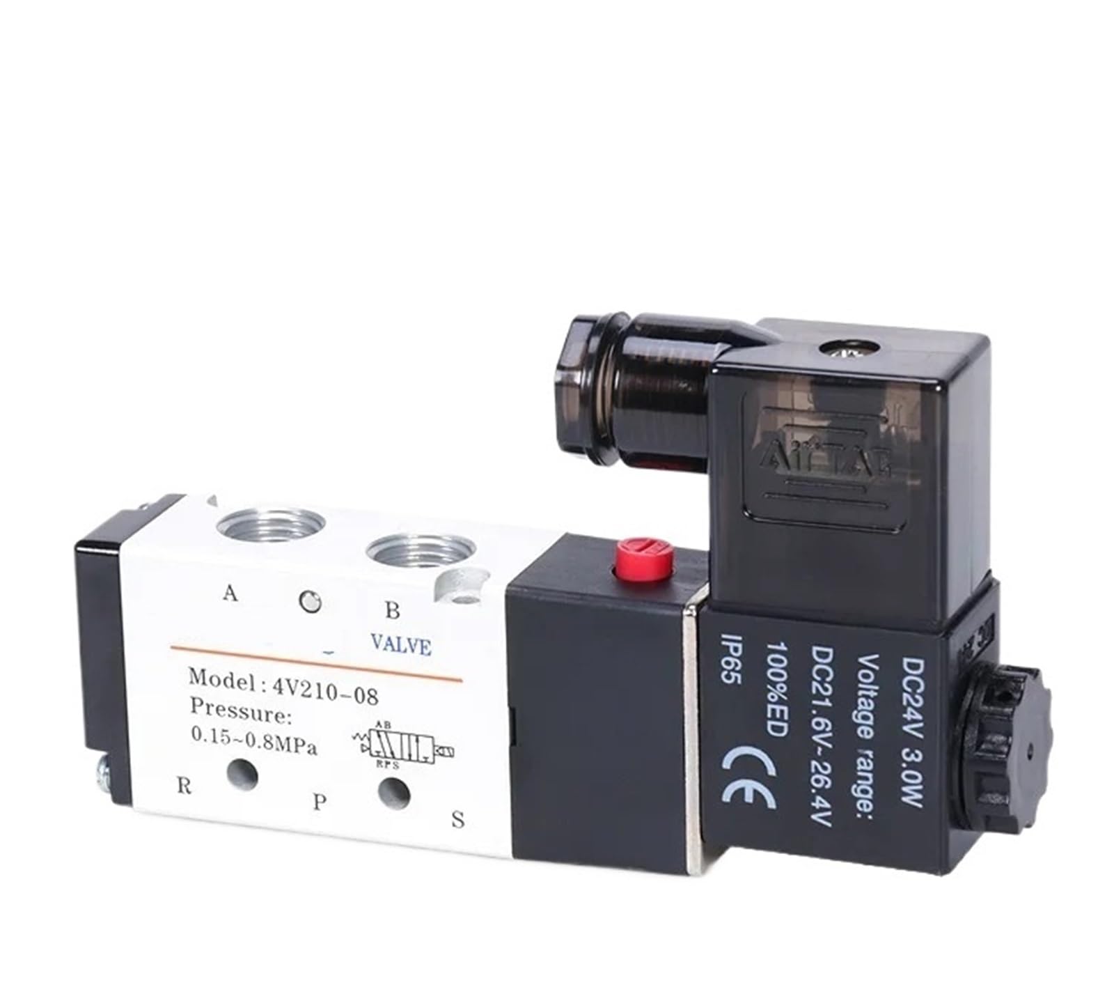Électrovanne 4V430E-15 DC24V anti-chute de pression pour vérin pneumatique