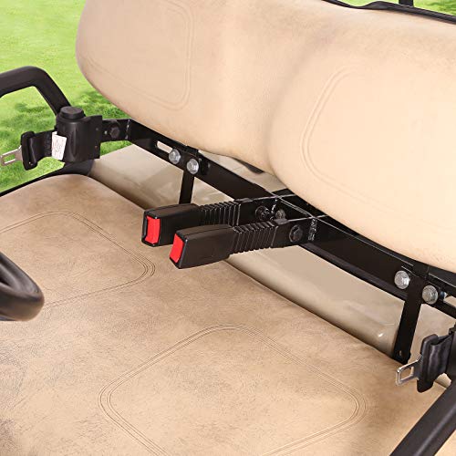 10L0L Universal Seat Belts Kit For Golf Cart Ezgo Yamaha Club Car, 42 Inch Retractable Street Legal Seat Belts, Set Of 2 #TOP2