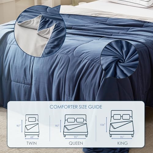 Cosybay Cooling Comforter Queen, Double-Sided Cold Tech Fabric, 90''x 90'' - image 5