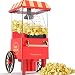 Produktbild Popcorn Maschine,Elechomes 1200W Retro Edition Heissluft mit Temperaturregelung Überhitzungsschutz, Elektrische Popper mit abnehmbarem Deckel für zu Hause, Kein Öl benötigt frisches gesundes Popcorn