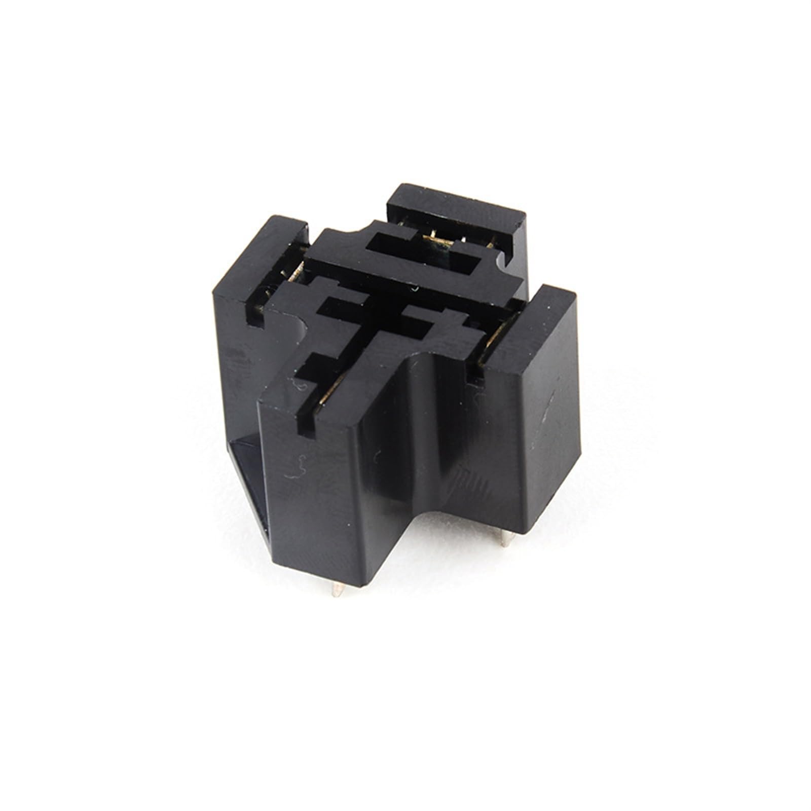 2 uds enchufe de relé automotriz 40A placa de circuito de soldadura Pin Universal enchufe de cinco agujeros PCB tipo flor de ciruelo