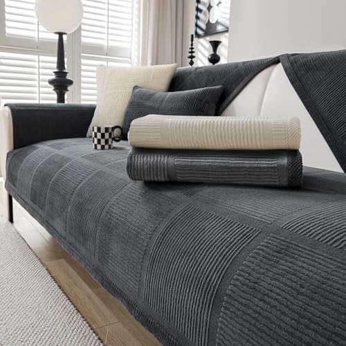 BXAEYIPOR Couch Überzug,2024 Neue 1/2/3/4 Sitzer L Form Sofa Cover Sofa...