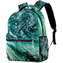Casual Daypack Elegant Casual Daypacks Large School Rucksack River-water-current-waves-img1 Bookbags for Boy & Girl