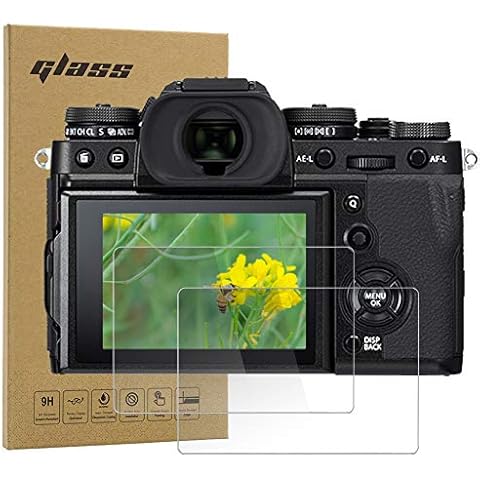 Macolink Screen Protector for Fujifilm XT3 / X70, Tempered Glass Anti-scratches Camera Protective Film (2 Pack) Cover