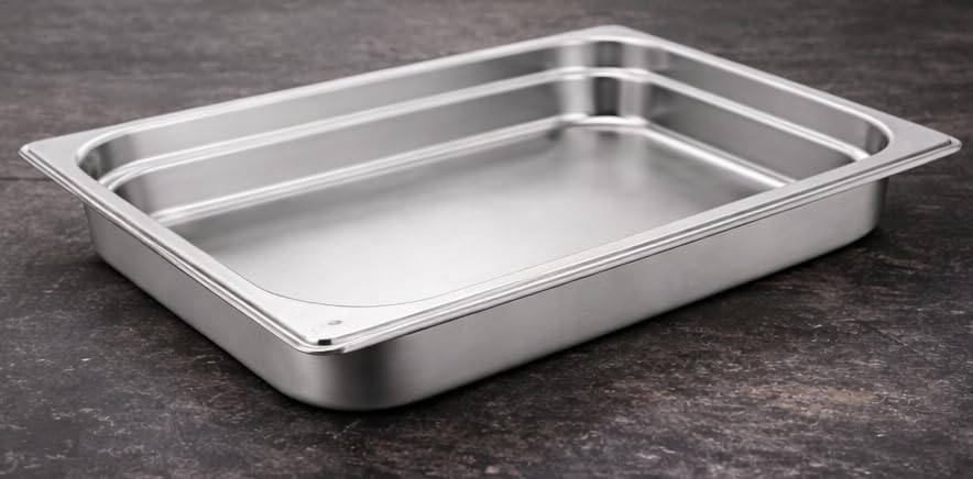 K.U.H.A. Stainless Steel GN Pan 65mm | Heavy Duty Gastronorm Pan for Hotel, Restaurant & Catering (1/9 (17.6X10.8X 65cm)) 3