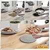 8" Trivets for Hot Dishes, 6 Pack Hot Pads for Kitchen Counter & Dining Table, Heat Resistant | Scratches | Stains Cotton Trivets for Hot Pots and Pans #4