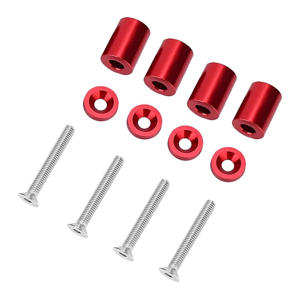 Entretoises Capot Moteur Aluminium 6mm - Kit 4 Pièces Pour Turbo Et Refroidissement Amélioré