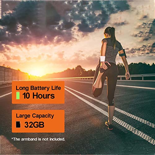 Mp3 Player 32Gb, Imkavery Music Player For Kids With Earphone And Lanyard, Built-In Speaker/Photo/Video Play/Fm Radio/Voice Recorder/E-Book Reader, Supports Up To 128Gb, Green #TOP5