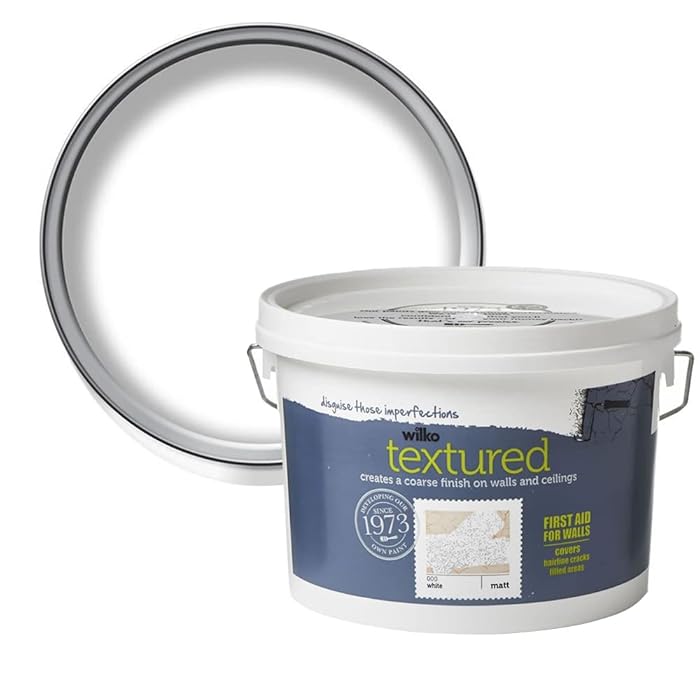 Buy wilko Textured Walls & Ceilings White Emulsion Paint, Textured
