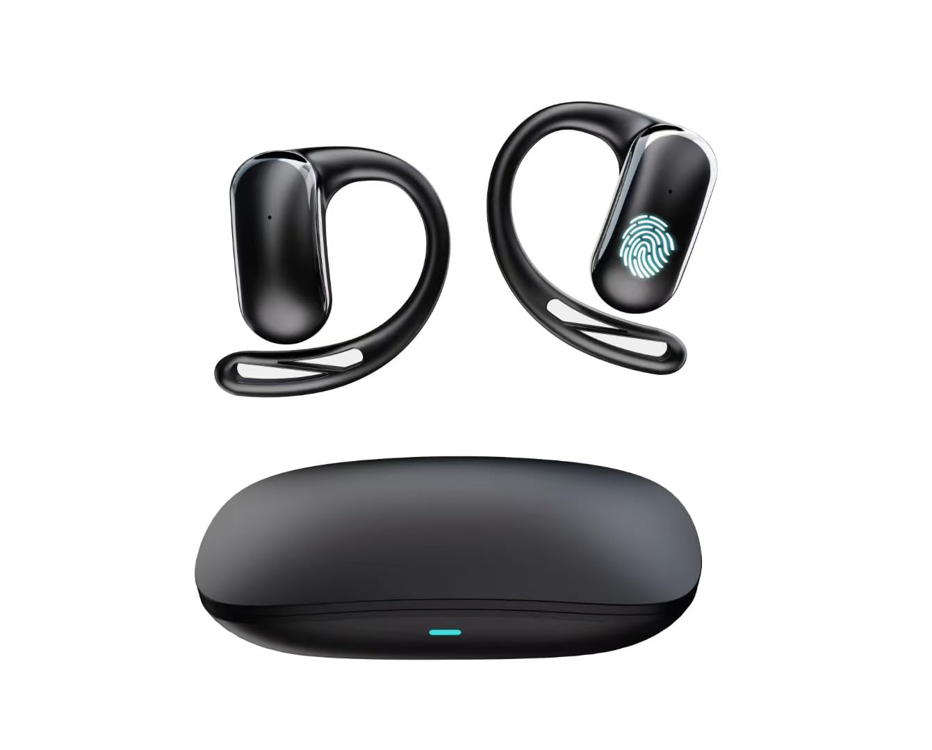 Ai Language Translation Earbuds, OWS 3-in-1 Translator Earbuds, 144-language Real-time Two-Way Earbuds, HD Sound, Long Battery Life, Ideal for Travel and Business(Black)