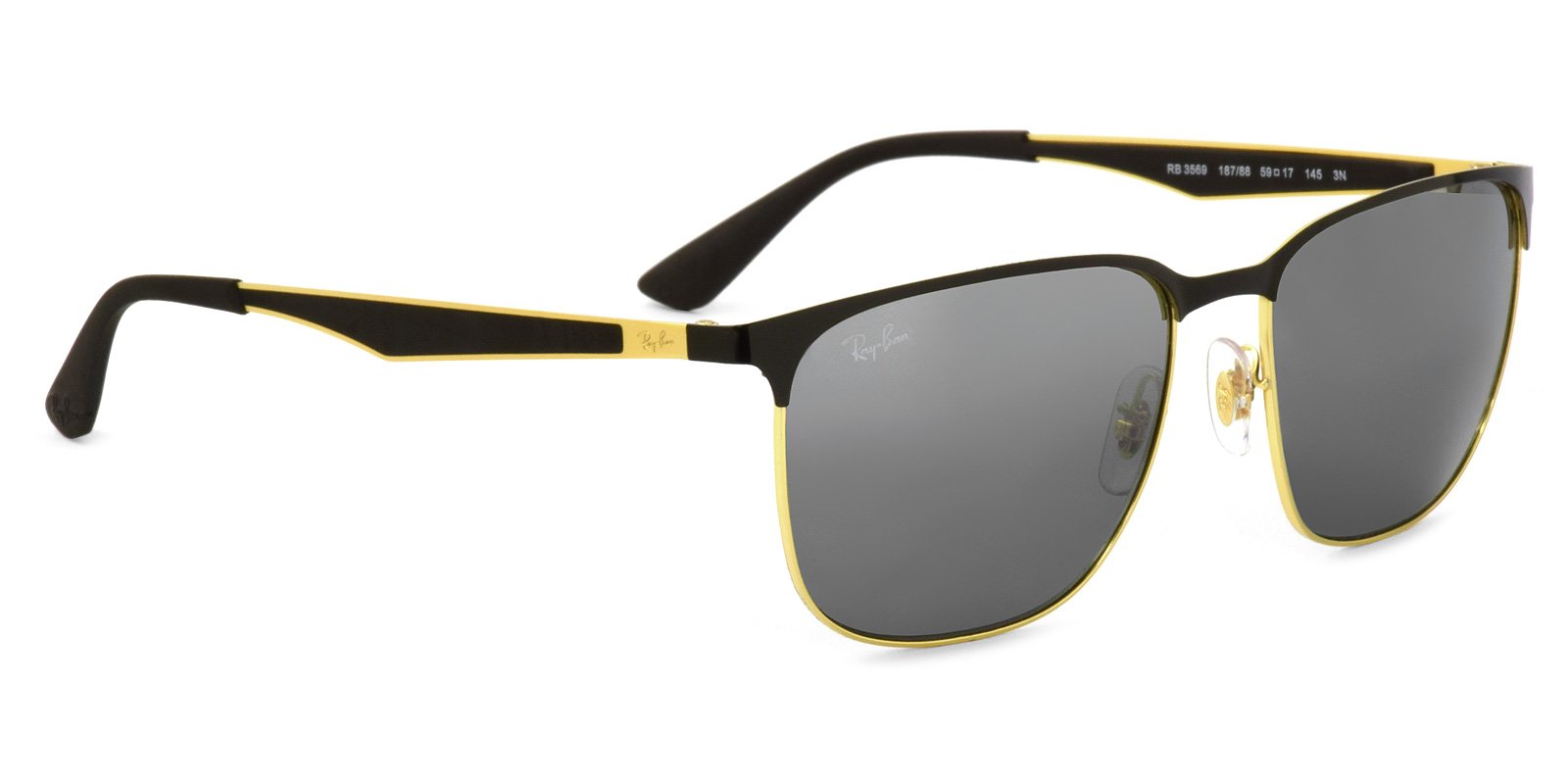 極美品✨ レイバン Ray-Ban サングラス スクエア 楽天市場】Ray-Ban レイバン サングラス RB3569 187/88 59サイズ