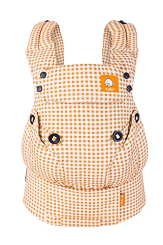 Tula Explore Fawn Gingham Ergonomische en verstelbare babydrager met voorpositie naar buiten ontwikkeld om met je baby… - Image 3