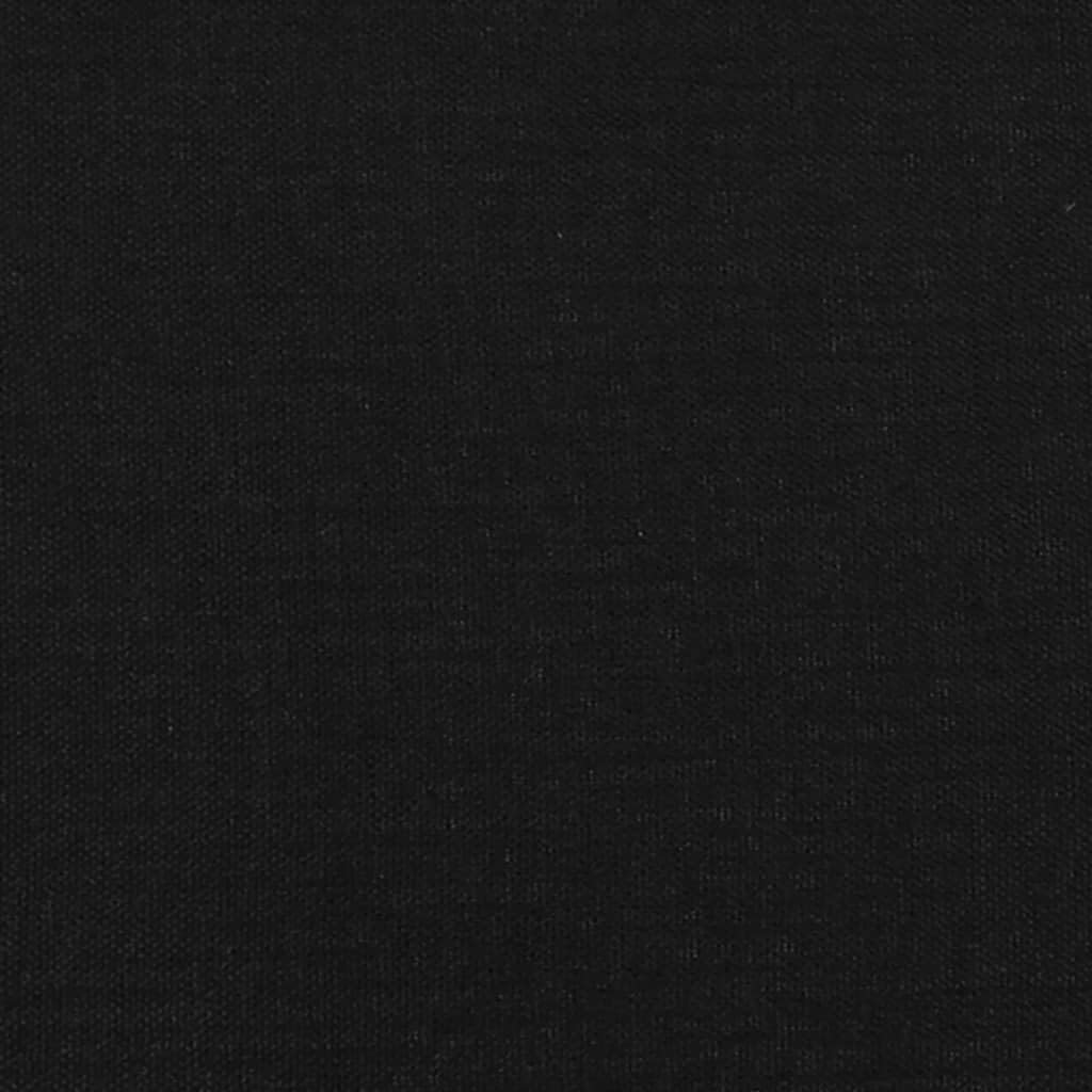 Testiera nera con orecchie 163 x 23 x 78 x 88 cm, rivestimento in tessuto regolabile, imbottita, per camera da letto, testiera singola, cabeceras de cama