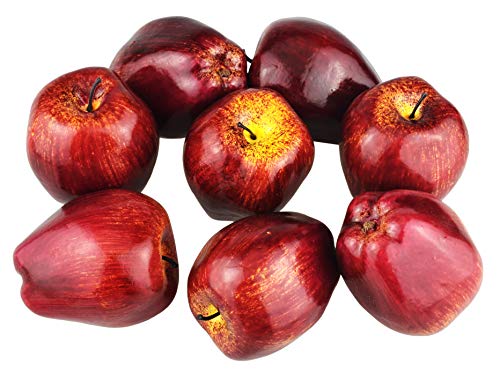 JEDFORE Simulazione di mela rossa scura