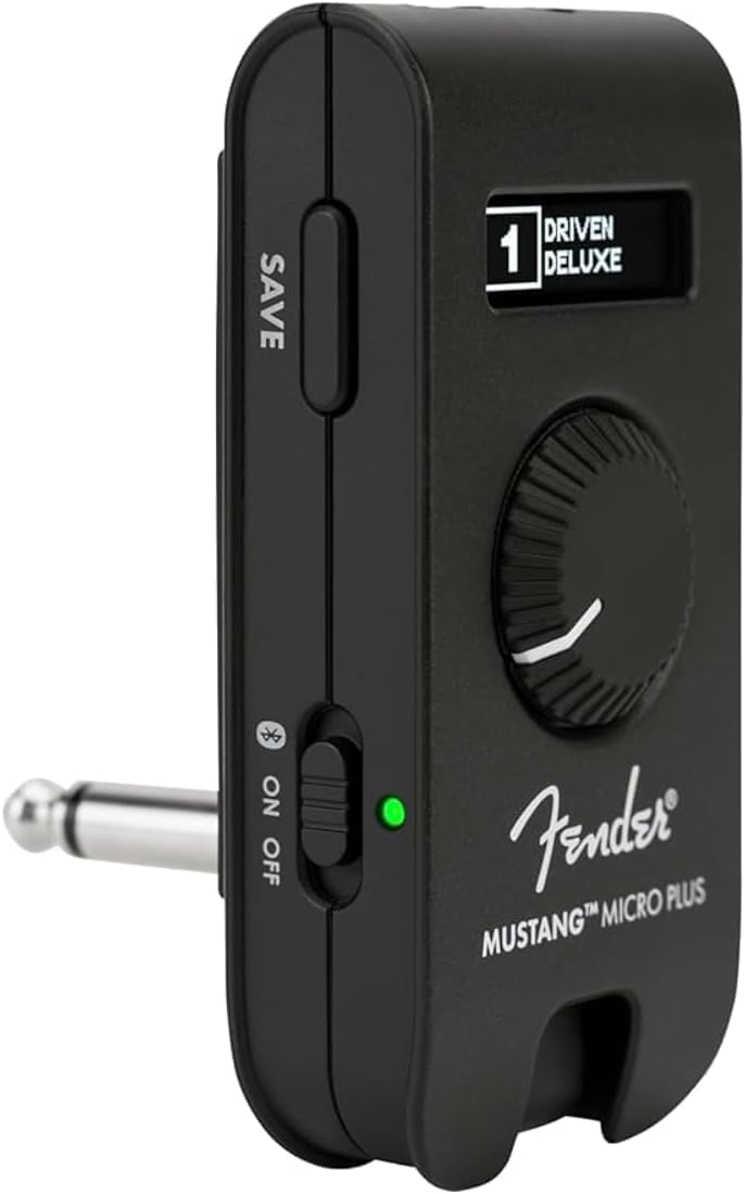 Fender Mustang Micro Plus Headphone Amplifier, Bluetooth Audio Streaming and 50 Amp and Effects Models+ PreSonus HD5 Professional Monitoring Headphones —Wired, Closed-Back Studio Recording Headphones