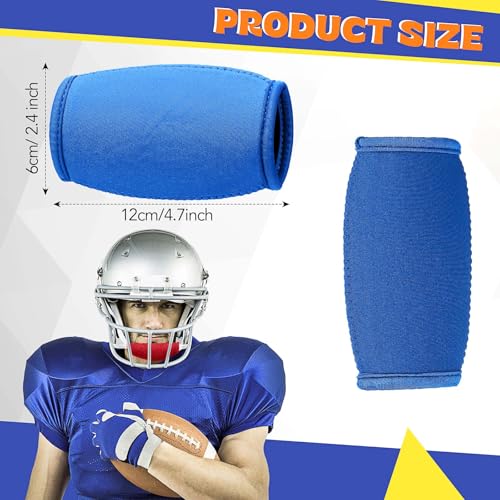 WinnerWhy 12 Pcs Football Chin Strap Cover Football Helmet Chin Pad Cover Compatible with Virtually All Football Helmets - Thumbnail 2