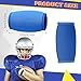 WinnerWhy 12 Pcs Football Chin Strap Cover Football Helmet Chin Pad Cover Compatible with Virtually All Football Helmets