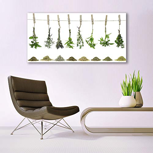 Tableau Fleurs en Verre Trempé 140x70 Tulup pour Décoration Murale Moderne - 4