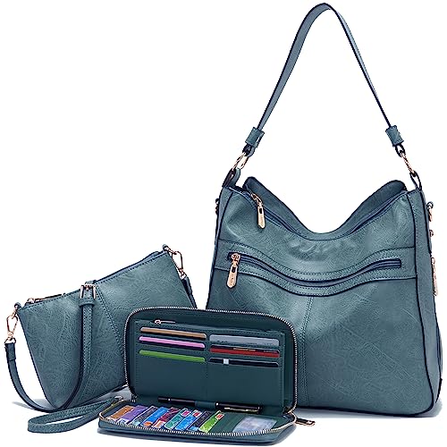 Image of Women Large Crossbody Bags Ladies Satchel Shoulder Handbags Purse and Wallet Set for Women Totes Hobo Purses