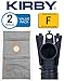 Kirby Micron Magic Vacuum Bags 2-Pack – OEM Charcoal Filter Bags for Sentria, G Series & Avalir Models – Part 202816
