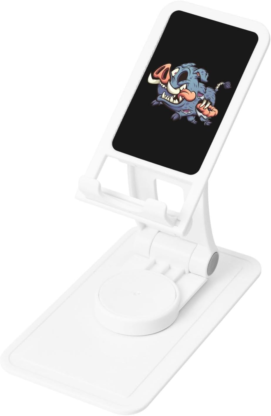 Cartoon Zombie Pig Phone Stand for Desk Adjustable Phone Holer Office Travel Accessories for Mobile Phone/Ipad/Tablet Cell Phone Stand