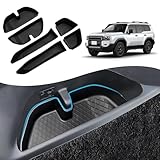 Cartist トヨタ ランドクルーザー250 ランクル250 ドアカップホルダー TPE素材 2024~現行 衝撃吸収 フロントドアドリンクホルダー アンチスキッド 収納ボックス 専用設計 収納ケース アクセサリー 内装 カーパーツ