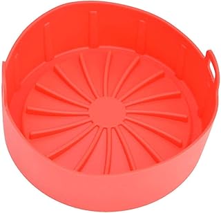 Justyaofeng Fryer Silikonowy garnek koszyk Wymiana liniowa dla ponad 6 w akcesoriach frytownic Czerwony elektryczny frytownicy Akcesoria do frytkownika powietrza