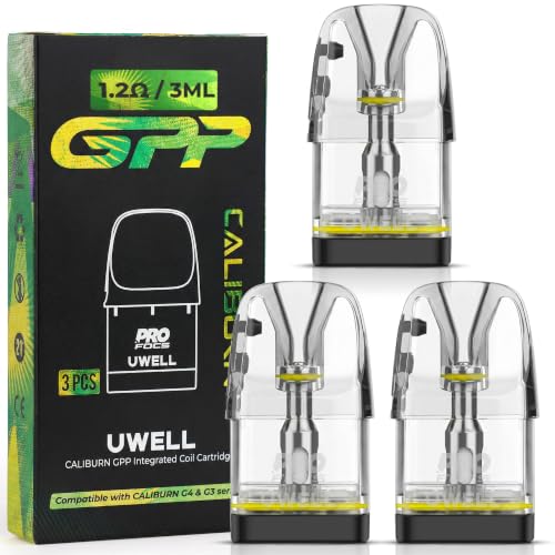 ���[�E�F�� CALIBURN GPP �J�[�g���b�W �d�q�^�o�R �J���o�[�� VAPE �����p�J�[�g���b�W �j�R�`���Ȃ� ���L�b�h�Ȃ� 0.9��*3 | gpp�J�[�g���b�W for �J���o�[�� G5/G5 LITE/G5 KOKO/G4 MINI/G3 Pr