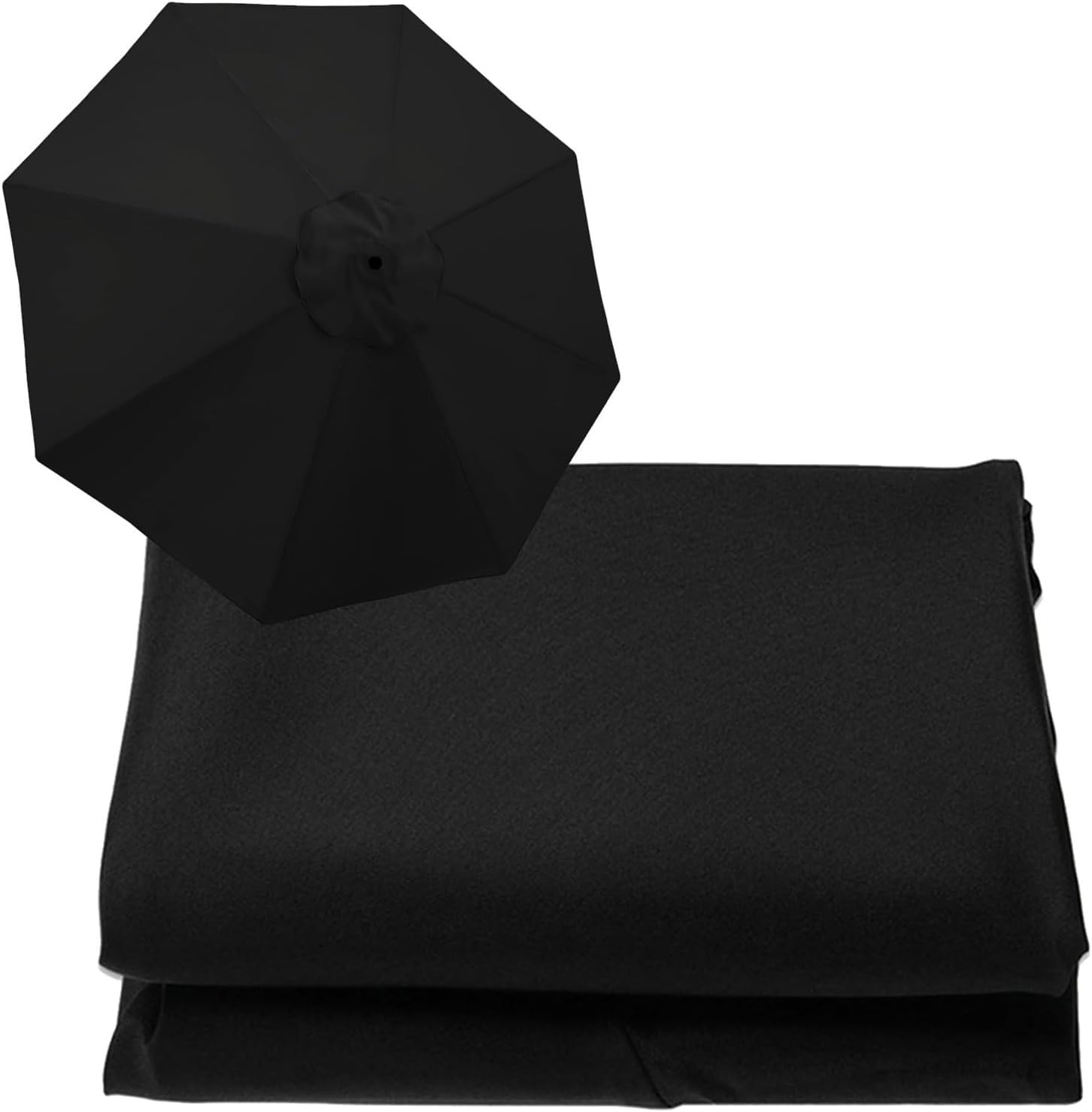 ILiemao Replacement Parasol Canopy 2 2.30 2.5 2.7 3.0 3.5m 6 Arms 8 Arms Protection for Garden Umbrella(L12,8.8ft 6 Ribs 2.7m) โ image 1