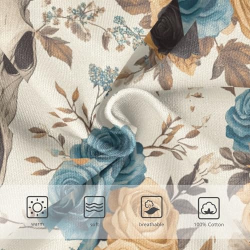 Cow Skull Flower Boho Toddler Boy's Underwear 2T 202c01013