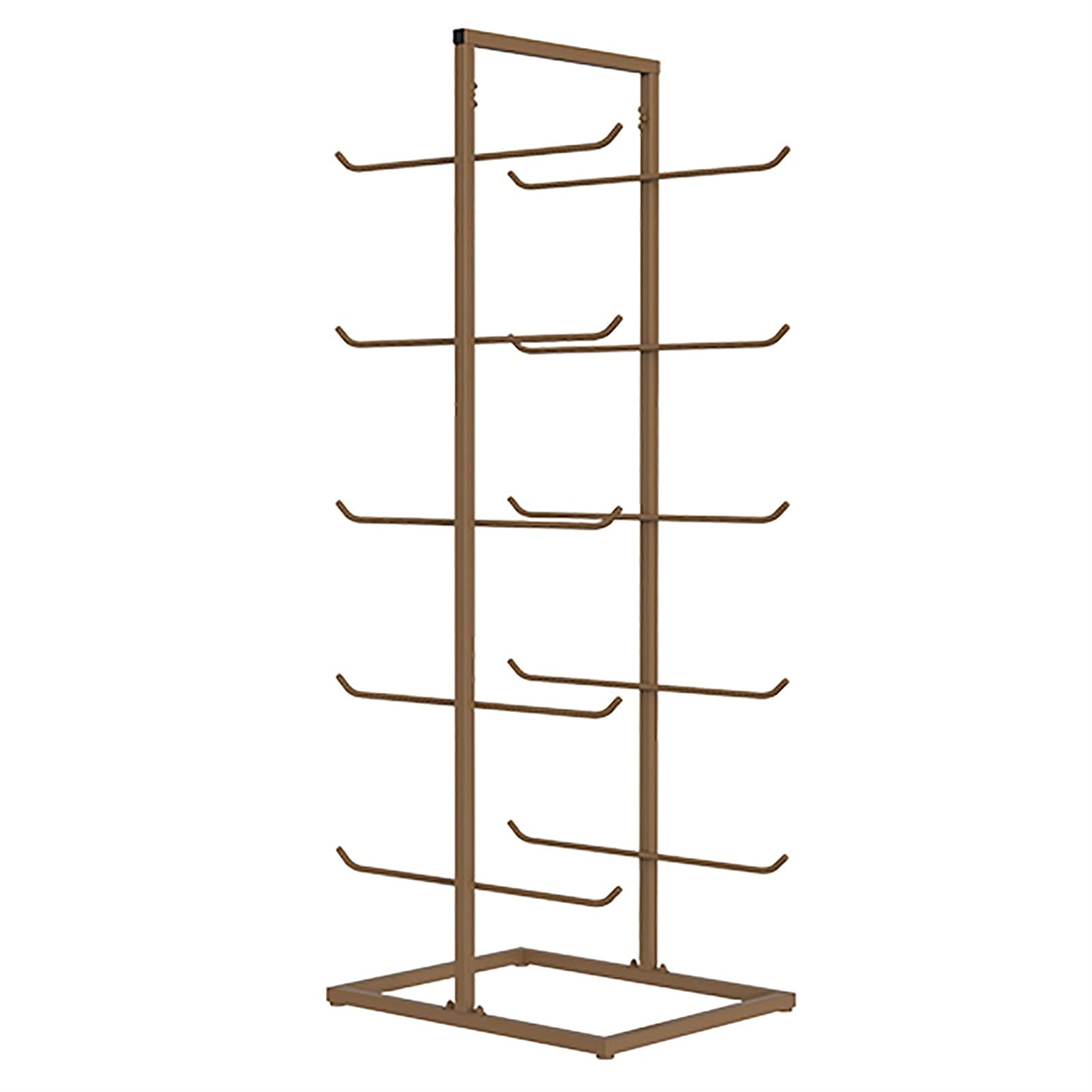 Soporte para Esterilla de Yoga, Estante Vertical de 5 Niveles, Gran Capacidad para Gimnasio en casa, Organizador de Rodillos de Espuma y Toallas, Estante metálico para Esterilla de Yoga (mar