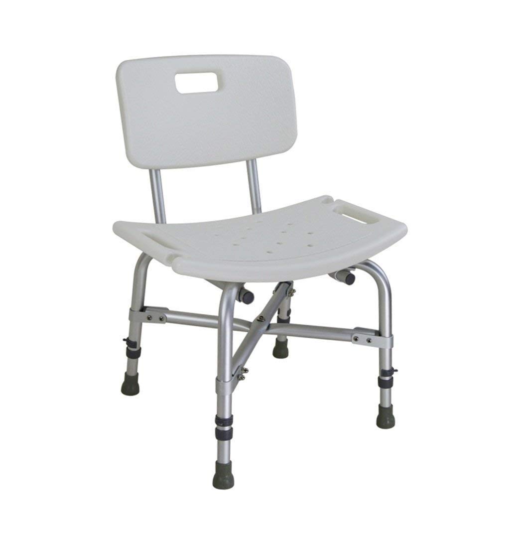 Tabouret de douche pliant en ABS antidérapant pour seniors et PMR