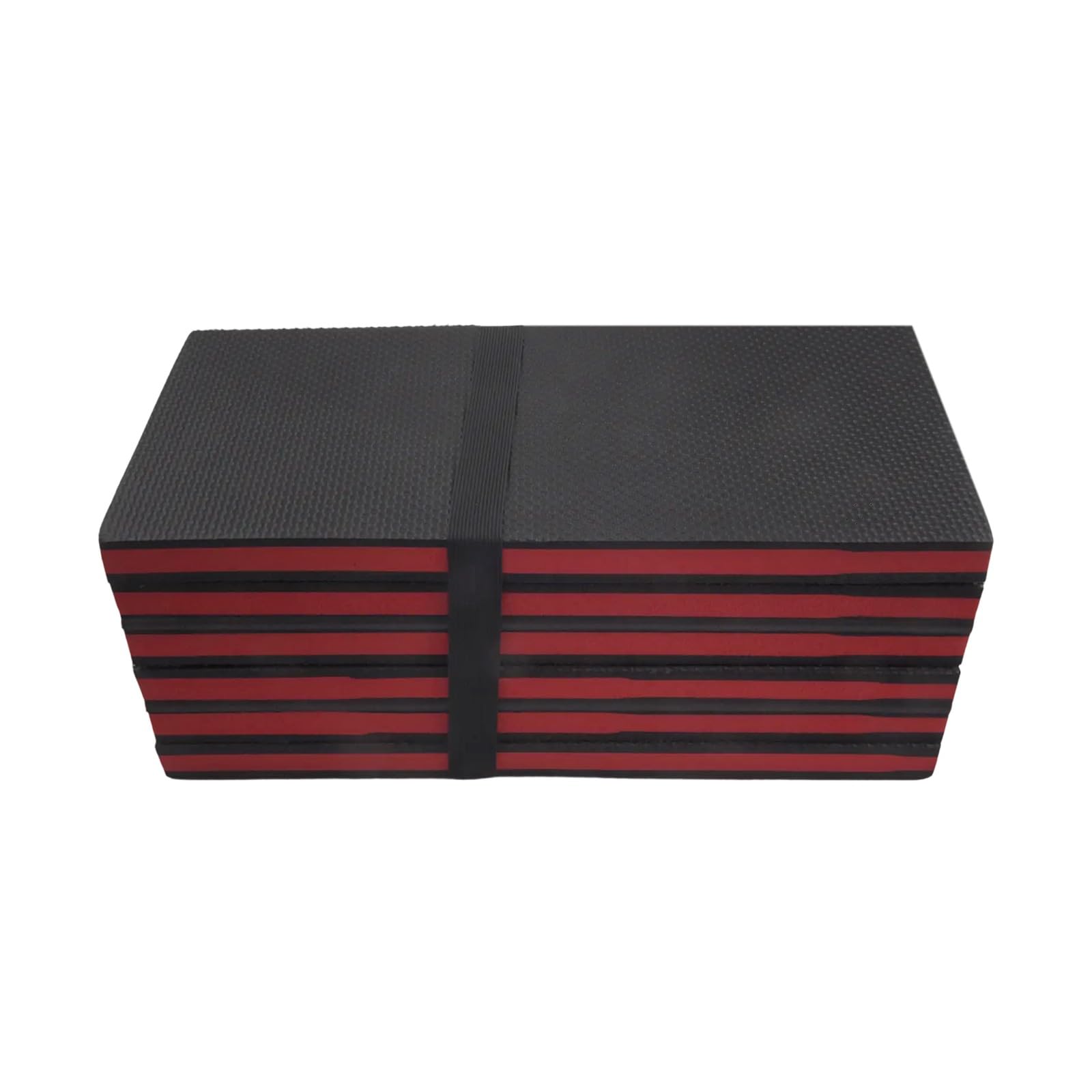Tapis à genoux en mousse EVA noir haute densité structure pliable 6 plis durable