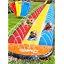 20ft Triple Lane Multicolor
