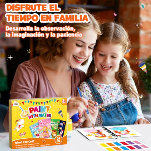 Miniatura 2 de ZMLM Libros de Colorear con Agua para Detalles Cumpleaños niños