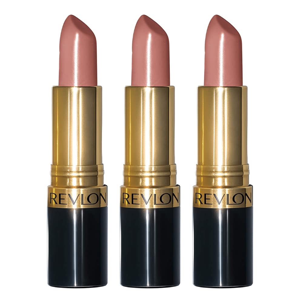 3 x Revlon Super Lustrous Lipstick 4.2g - 637 Blushing Nude